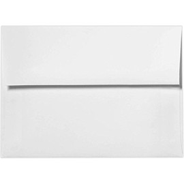 A8 Invitation Envelopes (5 1/2 x 8 1/8) - 70lb. Bright White (50 Qty) | Perfect for Invitations, Announcements, Sending Cards, 5x7 Photos | 20743-50