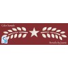 Stencils by Joanie Colonial STENCIL Willow Branch Leaf Star Prim
