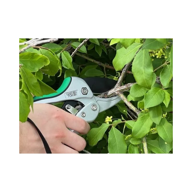 Garden Power Premium Heavy Duty Ratchet Pruning Shears, Professional Hand