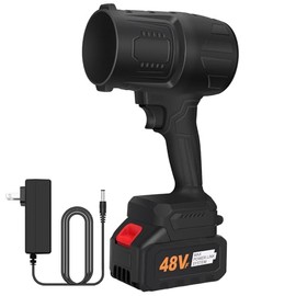 Cordless Leaf Blower Portable Dust Cleaner Handheld Blowers, Black