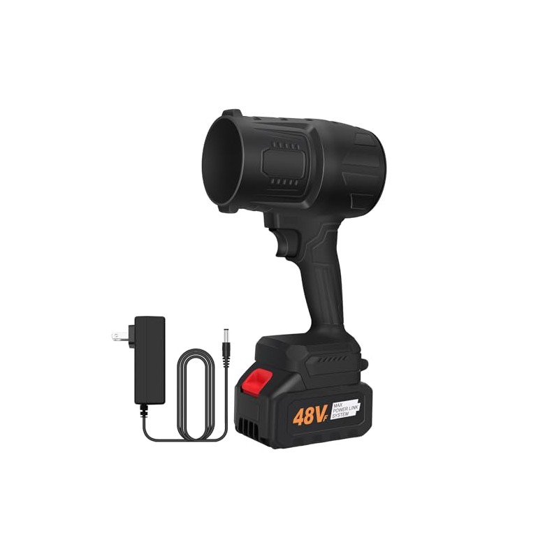 Cordless Leaf Blower Portable Dust Cleaner Handheld Blowers, Black