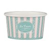 VEPATIM 100 Paper Ice Cream Cups with Patisserie Motif 145