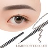 Eyebrow Pencil, Ultra-Slim Eyebrow Dual Ended with Mechanical Brow Pencil