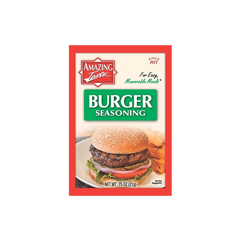 Amazing Taste Burger Seasoning Bundle (10 Packets- .75 oz ea.)