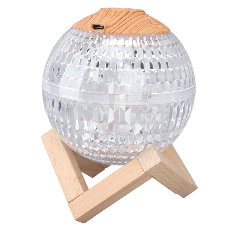 Mini Humidifier Night Light Crystal Ball 2.2w 350ml RGB USB