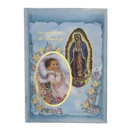 Baptism Candle Set for Boys Girls - Baptism Set Catholic with Candle - Velas para Bautizo de Niño Set Niña (Blue)