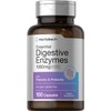 Horbäach Essential Digestive Enzymes | 100 Capsules | Enzyme Blend for Men & Women | Non-GMO & Gluten Free Supplement