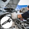 sourcing map Adjustable Wrench 7" AN3-AN16 Aluminum Alloy Plumbers Wrench