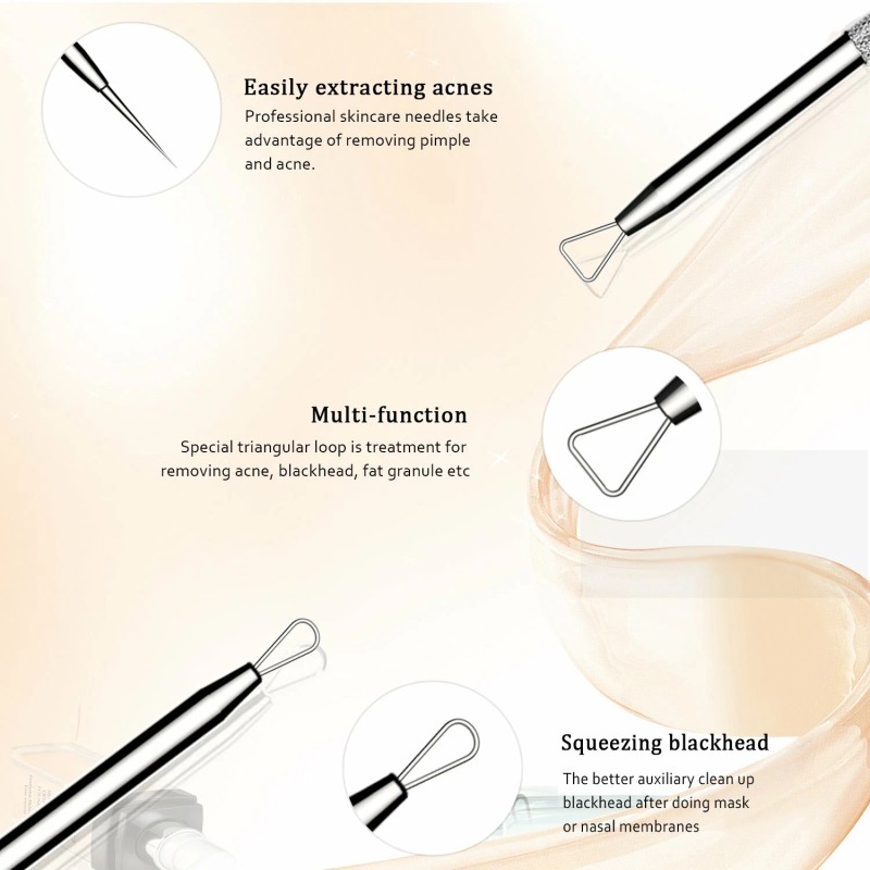 BESTOPE Blackhead & Acne Remover Pimple Comedone Extractor Tool (Ship