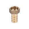 sourcing map 2 Sets Brass Barb Hose Connection Adapter 16