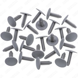 Rexka 25pcs Quarter Headlining Trim Panel Retainer Clips 15006827 Gray Nylon for GM Chevy Trucks Pickup Yukon H2 Escalade Tahoe Suburban 1500 2500