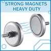 Therwen 10 Pcs 150 lb Powerful Neodymium Round Magnets Neodymium