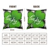 Wnoesat Buffalo Plaid St Patricks Day Pillow Covers 18x18 Set
