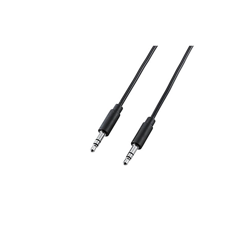 Elecom 3.5 φ Audio Cable for AV Cable Boombox Black
