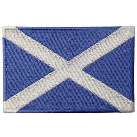 Scottish Flag Coat of Arms Scottish Applique Embroidered Iron-On / Sew-on Patch