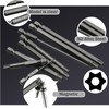 TUAKIMCE 11 PCS 100mm Torx Screwdriver Bits, T6-T40 S2 Steel
