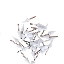 DENTASOP Cepillo de Pulido de Color Con Cabeza Plana y Cerdas Suaves - 100 Piezas/Caja (Taza D)
