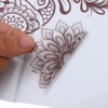 napkery Hamsa Hand Wall Decal Mandala Lotus Flower Pattern Wall