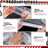 LEIFIDE 12 Pack 12.55 x 21.7ft Universal Plastic Disposable Clear