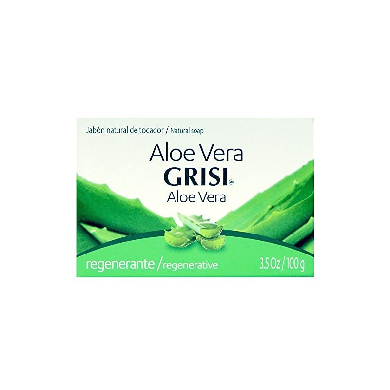 Grisi Aloe Vera Hydrating Soap Bar 3.5 Oz (Pack of