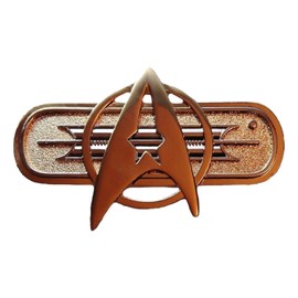 Star Trek Movie Federation Uniform Chest Insignia Deluxe 3 Inch Wide Pin