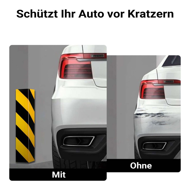 Wiltec Garagen Wandschutz 2 Stück je 400 x 75 x