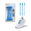 HICKIES No Tie Shoelaces For Adults Premium Electric Blue Shoe