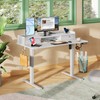 DEVAISE 48×24 Inch Electric Standing Desk with 2 Drawers, Adjustable