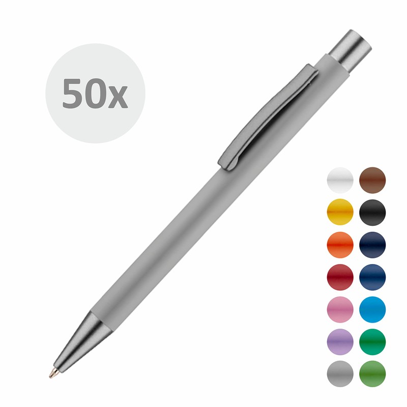 #teamludorf Omega Ballpoint Pen with Rubberised Grip - Comfortable Writing