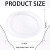 Grencian 50Pcs Volleyball Party Oval Paper Plates 10"x12" Volleyball Large