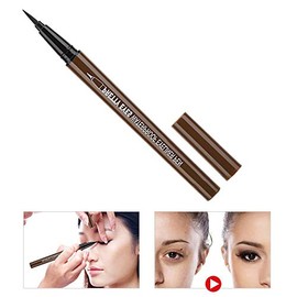 Lápiz delineador de ojos líquido a prueba de agua de 6 colores, lápiz de delineador de ojos de larga duración Portablr, herramientas de cosméticos para maquillaje de ojos sin mareos(2#)