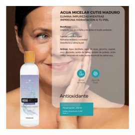 Kit Desmaquillante Bifásico Y Jabón Facial Para Cutis Maduro