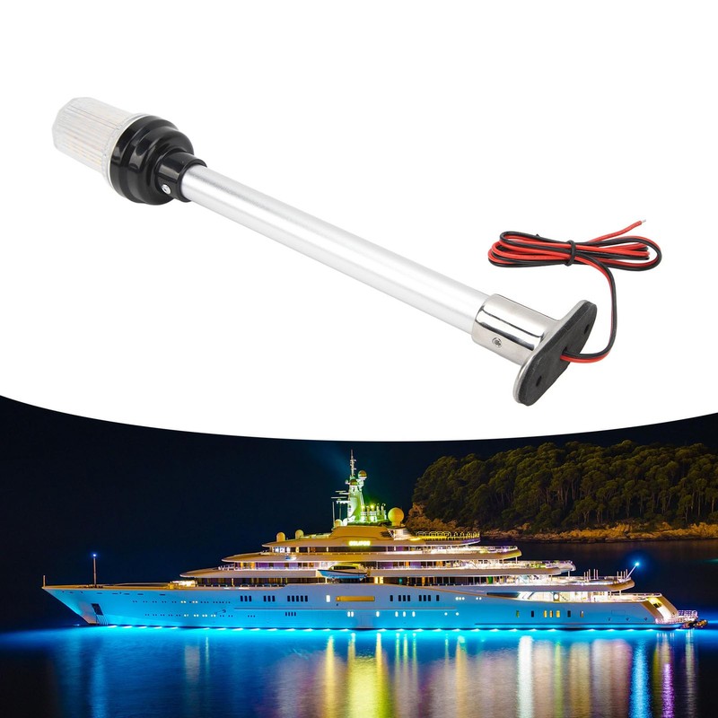 12in Boat Anchor Light, 63 LEDs Fold Down Boat Stern