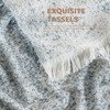 ACUSHLA Cotton Blanket,Cuddly Blanket, Microfiber, Soft, Cozy, Fluffy and Breathable