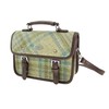 Glen Appin Harris Tweed Bervie Mini Satchel Bag With Adjustable
