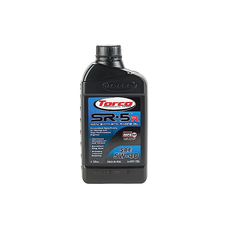 Torco SR-5R Synthetic Racing Oil (5W-40)