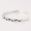 cmy select 925 silver bangle native bracelet thin sun arabesque