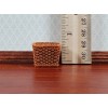 Dollhouse Wicker Style Basket Square 1:12 Scale Miniature Decor Accessories