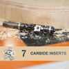 SpeTool Carbide Insert Spiral Flush Trim Router Bit 1/2 Inch