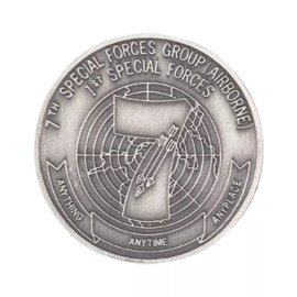 ARMY 7TH SPECIAL FORCES  CHALLENGE COIN