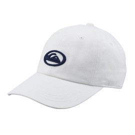 Quiksilver QCP241001 Men's Cap with Thick Embroidery with SATURN Logo, 6 Panel, white