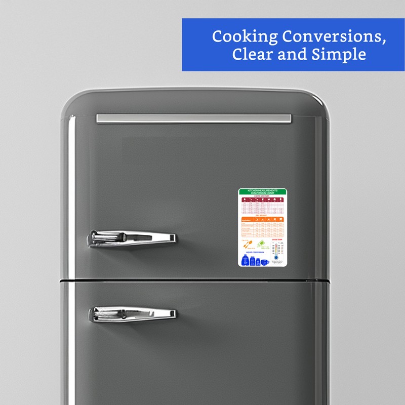 Magnet Kitchen Conversion Chart Magnet (7.6 x 5 inches) -