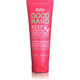 Delia Cosmetics - Good Hand Cream - Keep Hydrated Hand and Nail Cream - Moisturising and Softening - Shea Butter & Soya Oil - for Dehydrated, Dry Skin - 250 ml