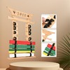 humberboat Wall Karate Belt Display Rack with Medal Hanger and