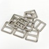 aoozleny 10pcs Zinc Alloy Slider Tri-Glide Buckle Triglide Adjustable Buckle