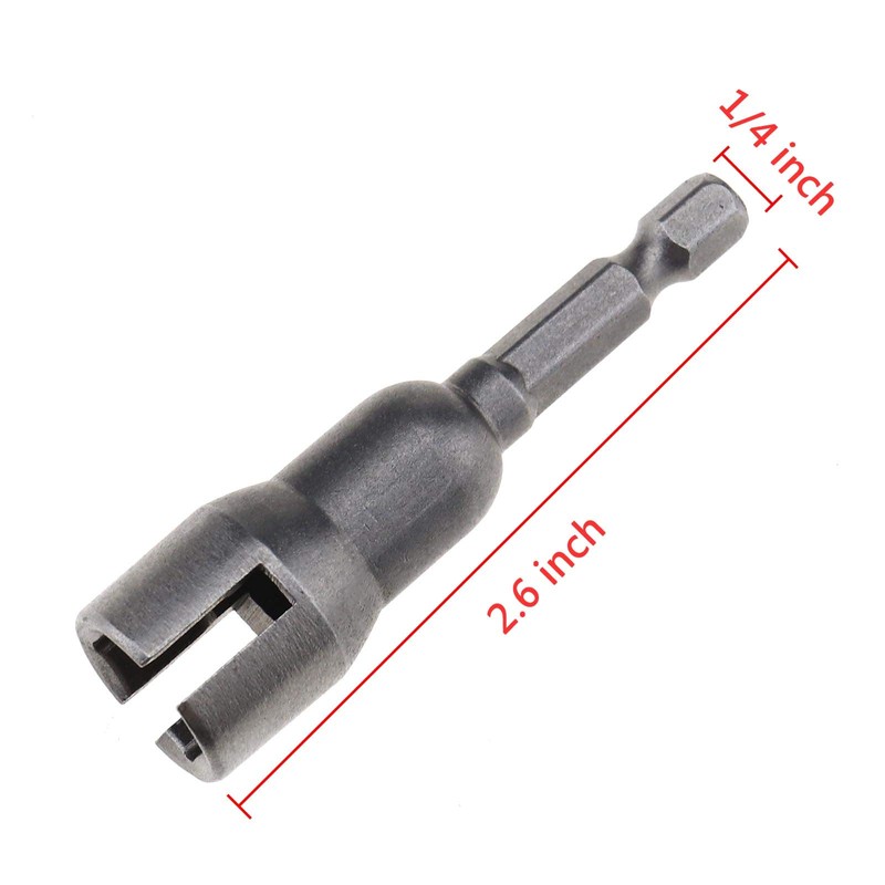 Create idea 2pcs Wing Nut Drill Bit Socket Tool,1/4" Hex