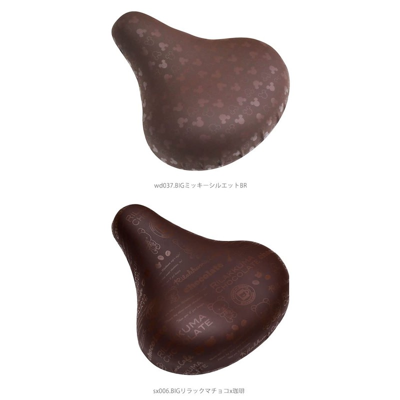 aile(エール) チャリＣＡＰ ＢＩＧ ミッキーシルエットＢＲ サドルカバー