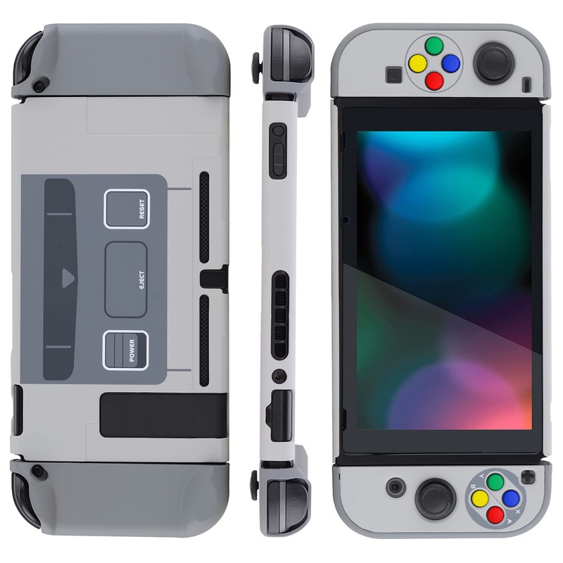 eXtremeRate PlayVital Switch Console Compatible Back Cover, NS Joycon Handheld