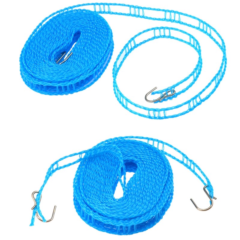 4 PCS 5 Meters Portable Travel Clothes Lines, Washing Line