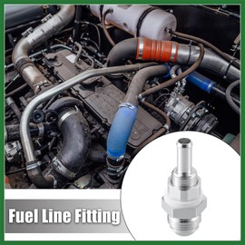 Motoforti Car 8AN Male Flare Bulkhead to 5/16" Hose Barb Fuel Tank Adapters Long-lasting